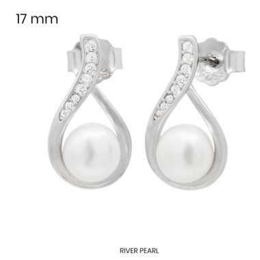 Stříbrné náušnice 40201401