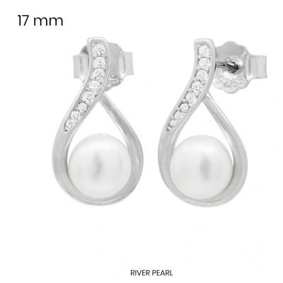 Stříbrné náušnice 40201401