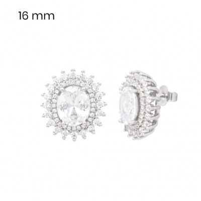 Stříbrné náušnice 40180201