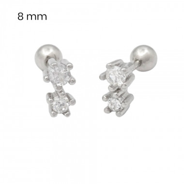 Stříbrné náušnice 40088201