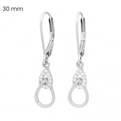 Stříbrné náušnice 40227001