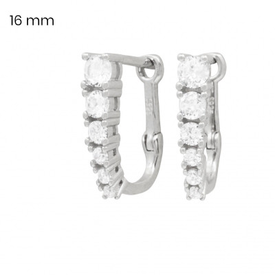 Stříbrné náušnice 40221401