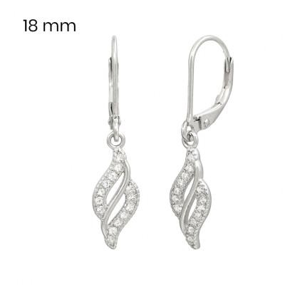 Stříbrné náušnice 40041601