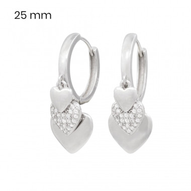 Stříbrné náušnice 40183501
