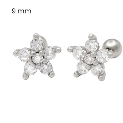 Stříbrné náušnice 40090801