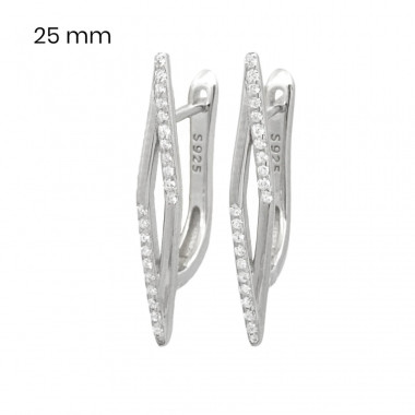 Stříbrné náušnice 40100201