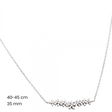 Stříbrný řetízek+přívěsek 40102601