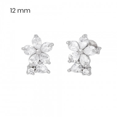 Stříbrné náušnice 40062901