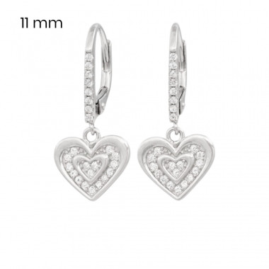 Stříbrné náušnice 40162301