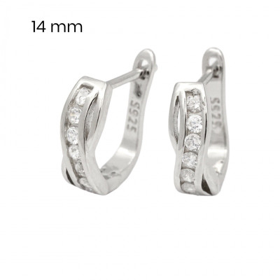 Stříbrné náušnice 40059601