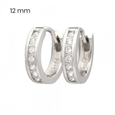 Stříbrné náušnice 40036401
