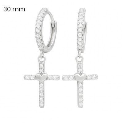 Stříbrné náušnice 40224101