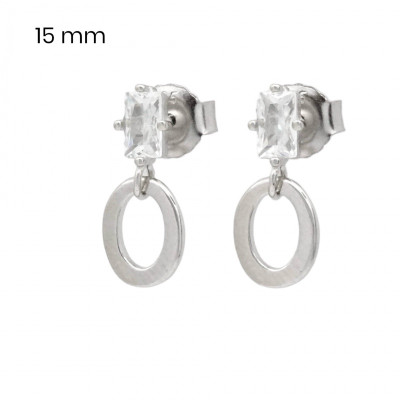 Stříbrné náušnice 40084901
