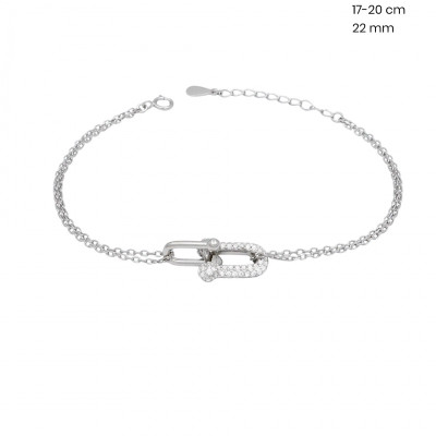 Stříbrný náramek 40166101