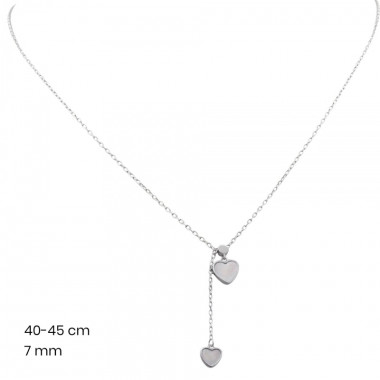 Stříbrný řetízek+přívěsek 40167301