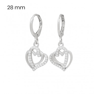 Stříbrné náušnice 40178801
