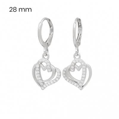 Stříbrné náušnice 40178801