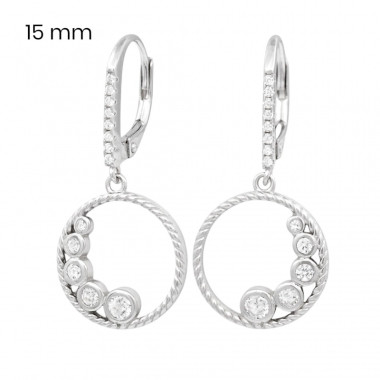 Stříbrné náušnice 40161901