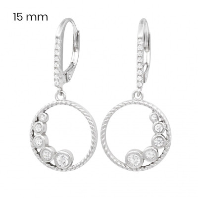 Stříbrné náušnice 40161901