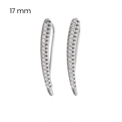 Stříbrné náušnice 40123101