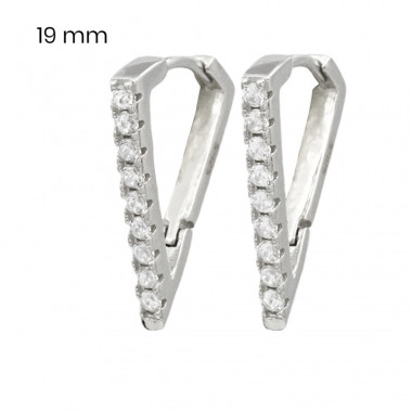 Stříbrné náušnice 40100601