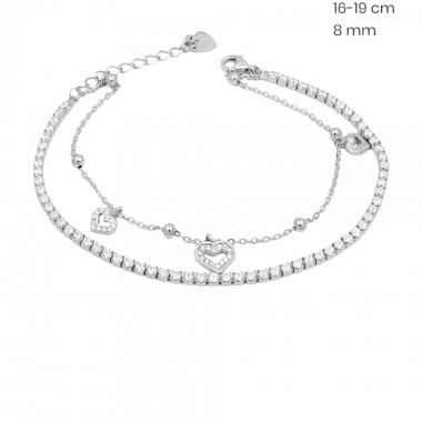 Stříbrný náramek 40082401