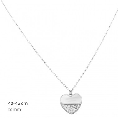 Stříbrný řetízek+přívěsek 40209201