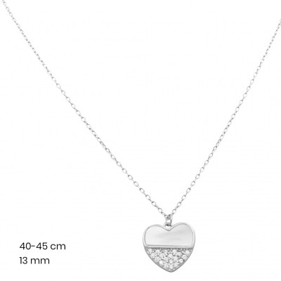 Stříbrný řetízek+přívěsek 40209201