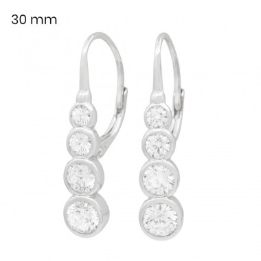 Stříbrné náušnice 40234901