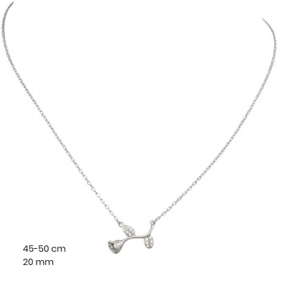 Stříbrný řetízek+přívěsek 40228901