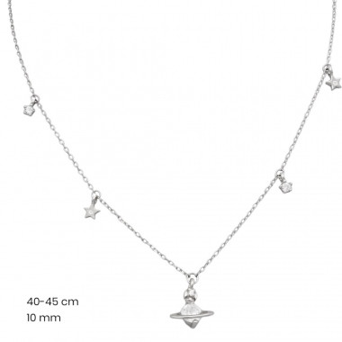 Stříbrný řetízek+přívěsek 40237201