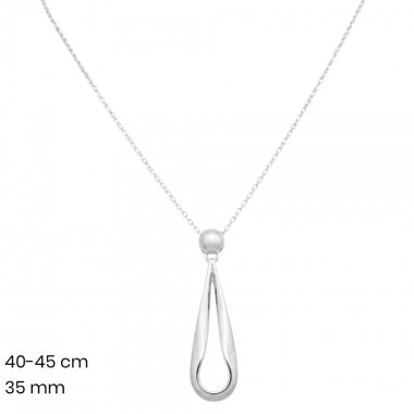 Stříbrný řetízek+přívěsek 40259601