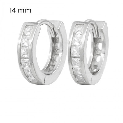 Stříbrné náušnice 40097601