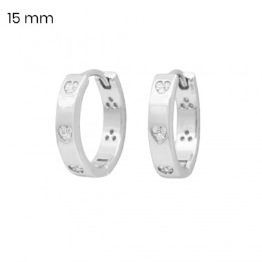 Stříbrné náušnice 40208001