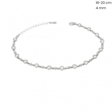 Stříbrný náramek 40218101