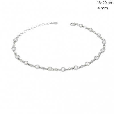 Stříbrný náramek 40218101