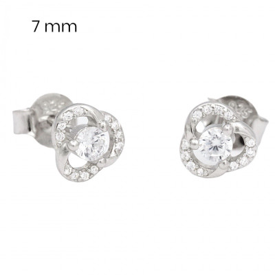 Stříbrné náušnice 40113201