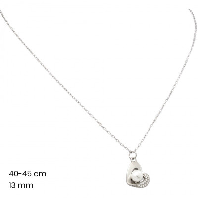 Stříbrný řetízek+přívěsek 40074101