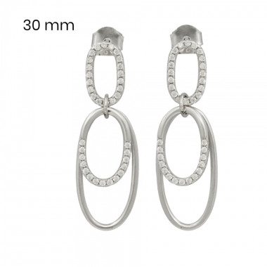 Stříbrné náušnice 40018501