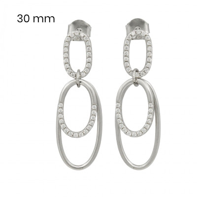 Stříbrné náušnice 40018501