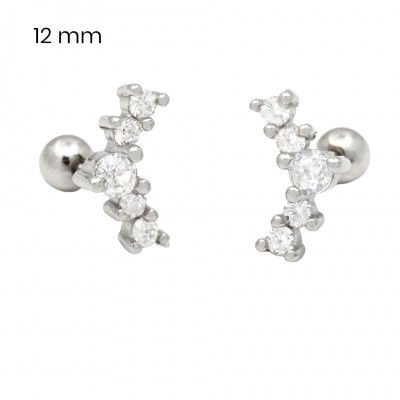 Stříbrné náušnice 40089801