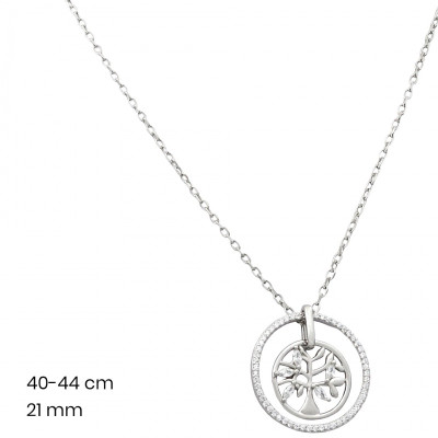 Stříbrný řetízek+přívěsek 40042501