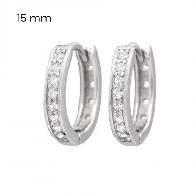 Stříbrné náušnice 40035001