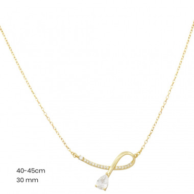 Stříbrný řetízek+přívěsek 40222802