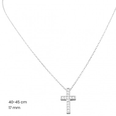 Stříbrný řetízek+přívěsek 40220901