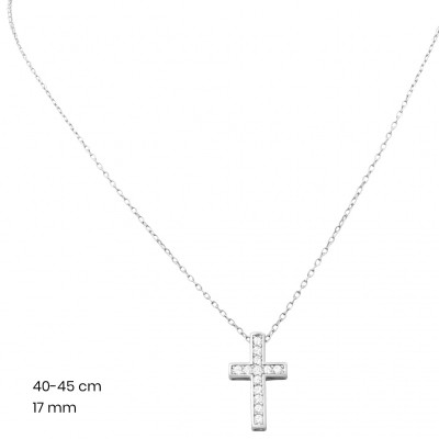 Stříbrný řetízek+přívěsek 40220901