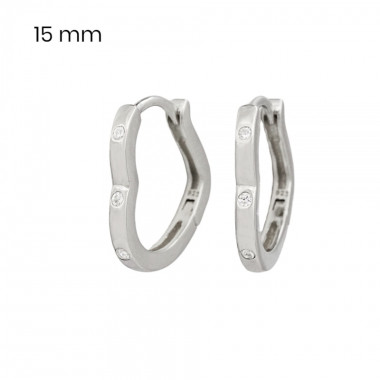 Stříbrné náušnice 40048901