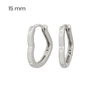 Stříbrné náušnice 40048901