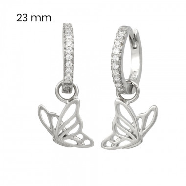 Stříbrné náušnice 40144101