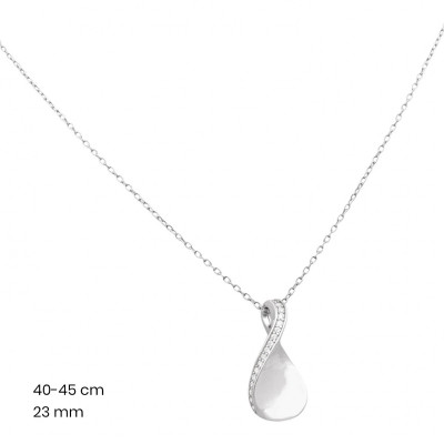 Stříbrný řetízek+přívěsek 40199401